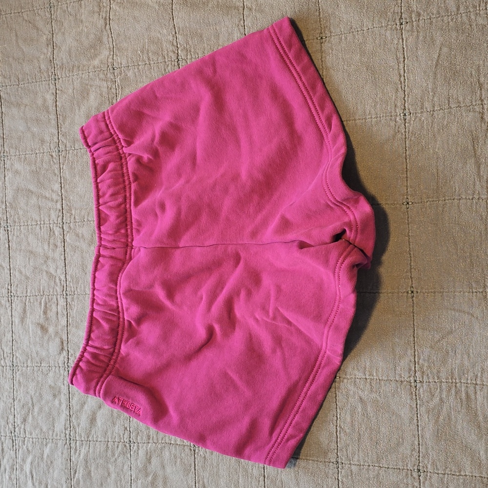 Athleta Terry Mid Rise 3" Sporty Short - Picture 3 of 3